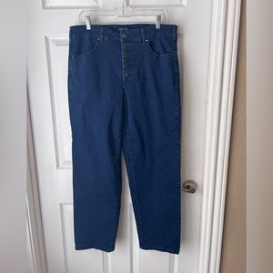 Universal Standard Dolly Jeans in Dark Indigo (Size 14)